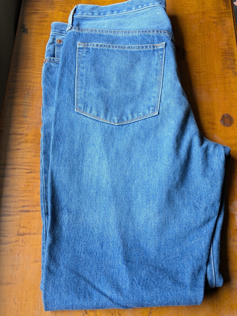 J.Crew Slouchy Boyfriend Jeans Size 31 Medium Wash Blue Denim - Picture 7 of 7